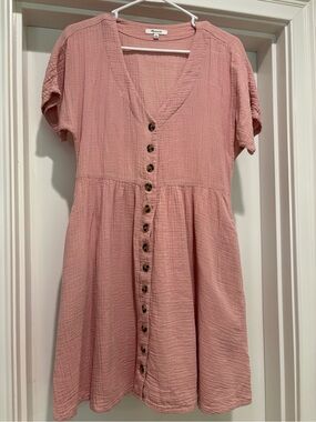 Madewell Button-Up Dress (size XS)